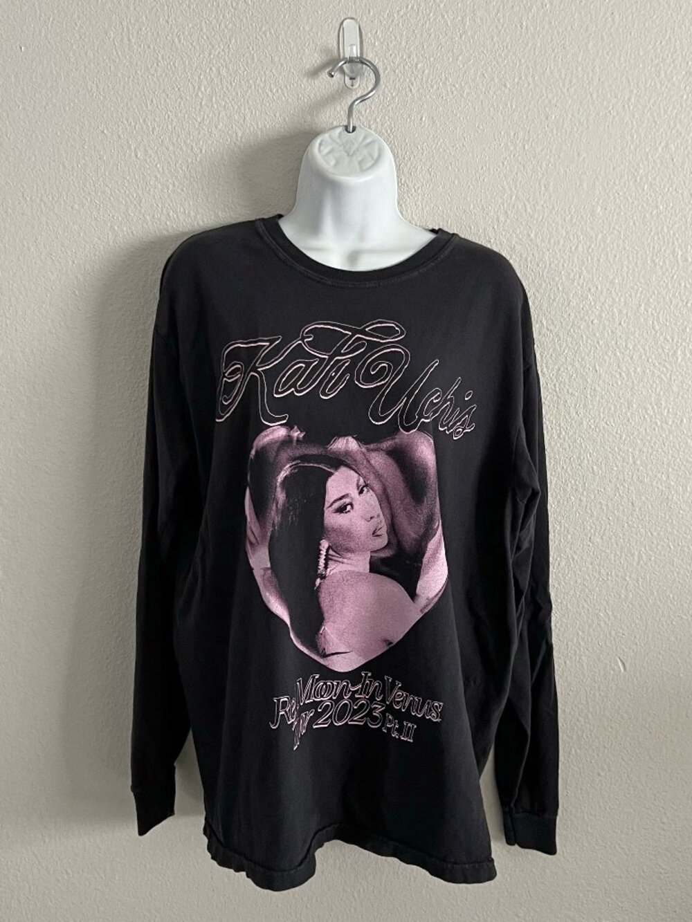 Kali Uchis RMIV West Coast 2023 Tour Heart Long Sleeve Tee T-Shirt Size L